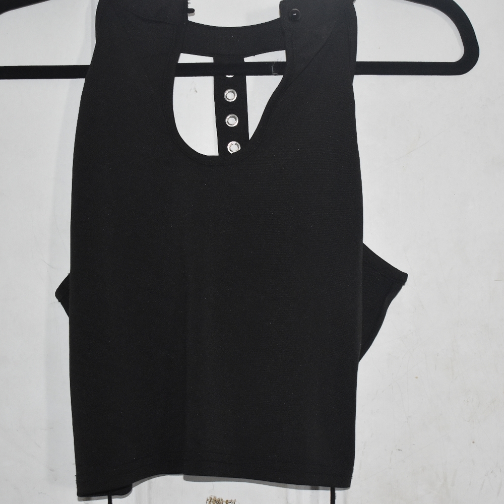 Black crop top